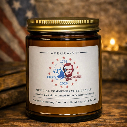 Liberty and Justice America250™ candle