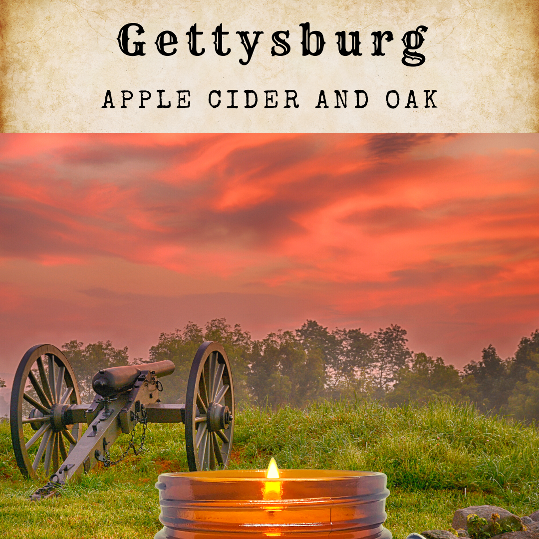 Gettysburg Candle - History Lover Gift