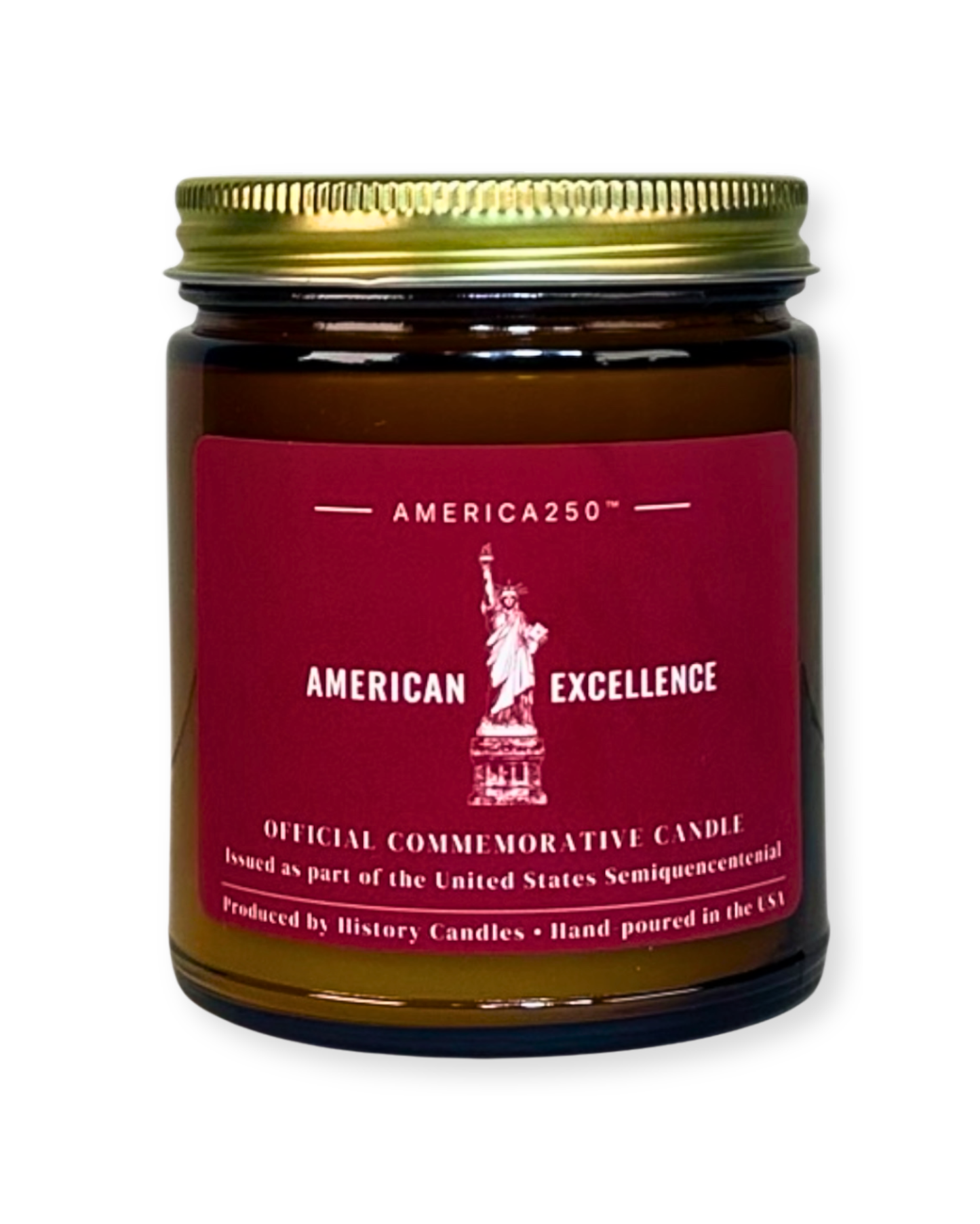 American Excellence candle from the America250™ collection by History Candles