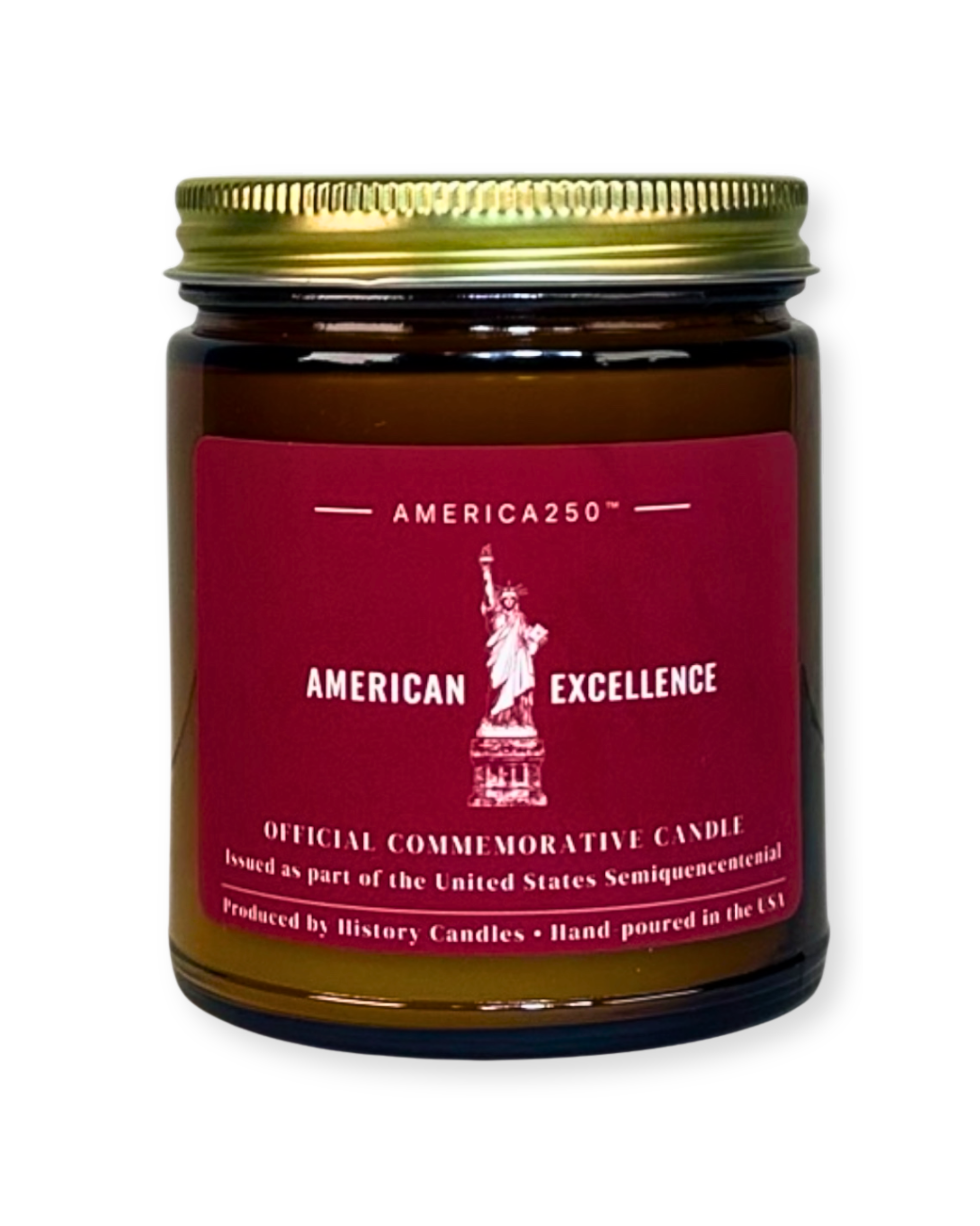 American Excellence candle from the America250™ collection by History Candles