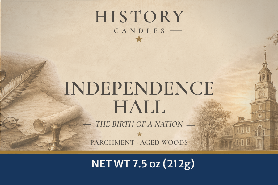 Independence Hall Jar Label