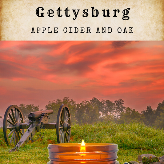 Gettysburg Candle - History Lover Gift